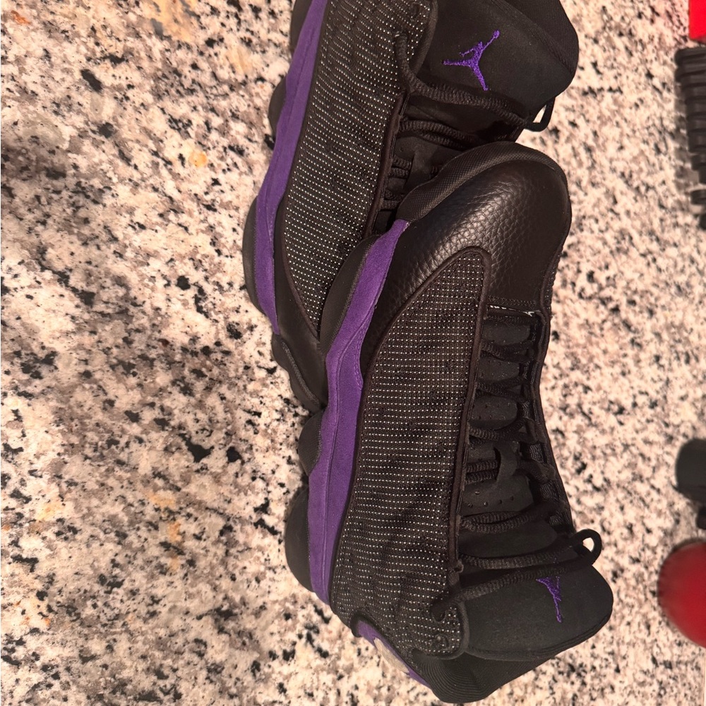 Black and Purple Sneakers - Picture 7 of 7